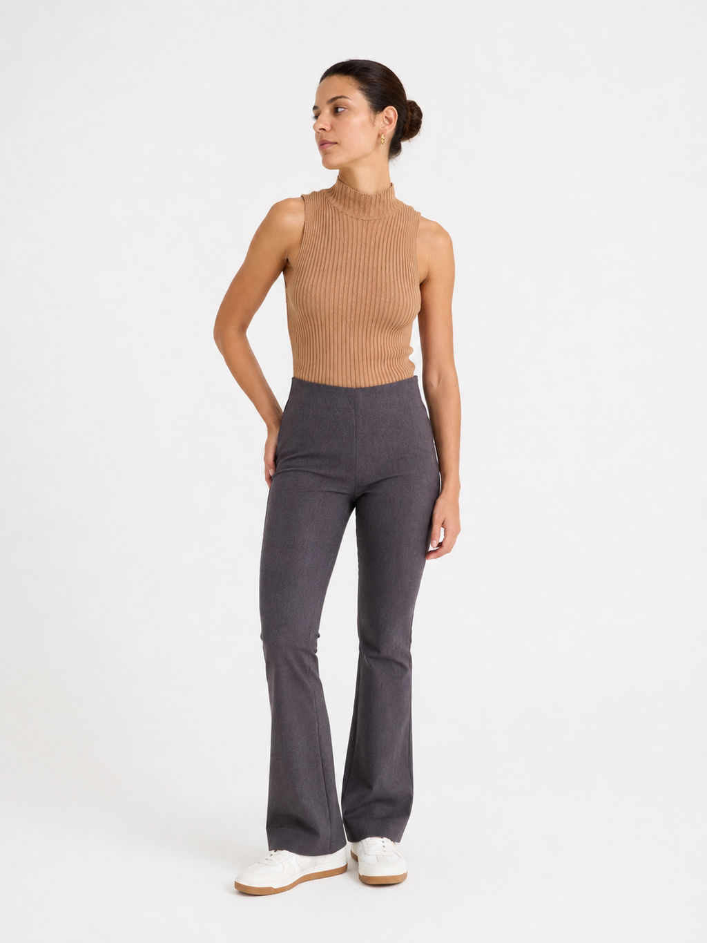 Hose GOTS Dark Grey Melange