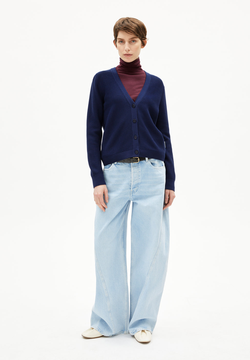 Menaal Links Links Cardigan Tinted Navy