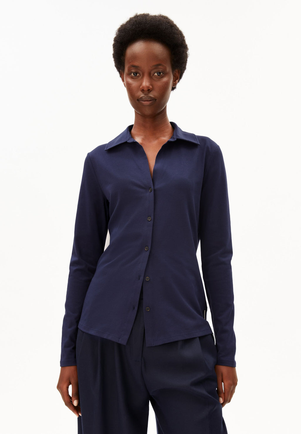 Nalaannia Blouse Tinted Navy