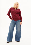 Nalaannia Blouse Velvet Red