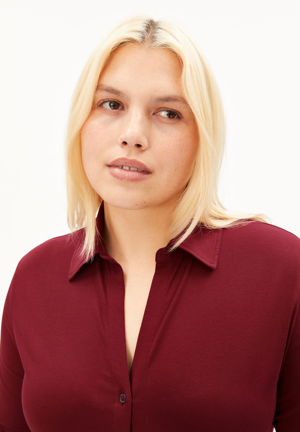 Nalaannia Blouse Velvet Red