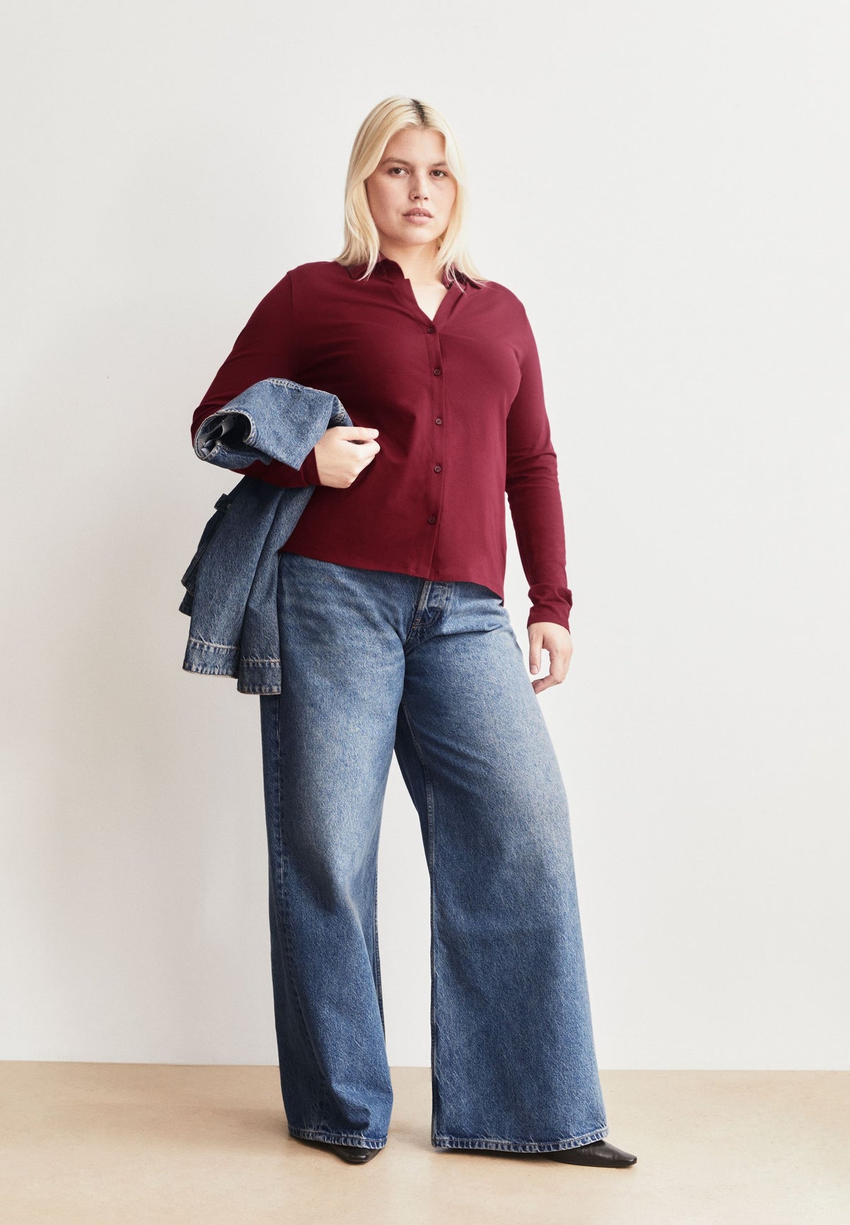 Nalaannia Blouse Velvet Red