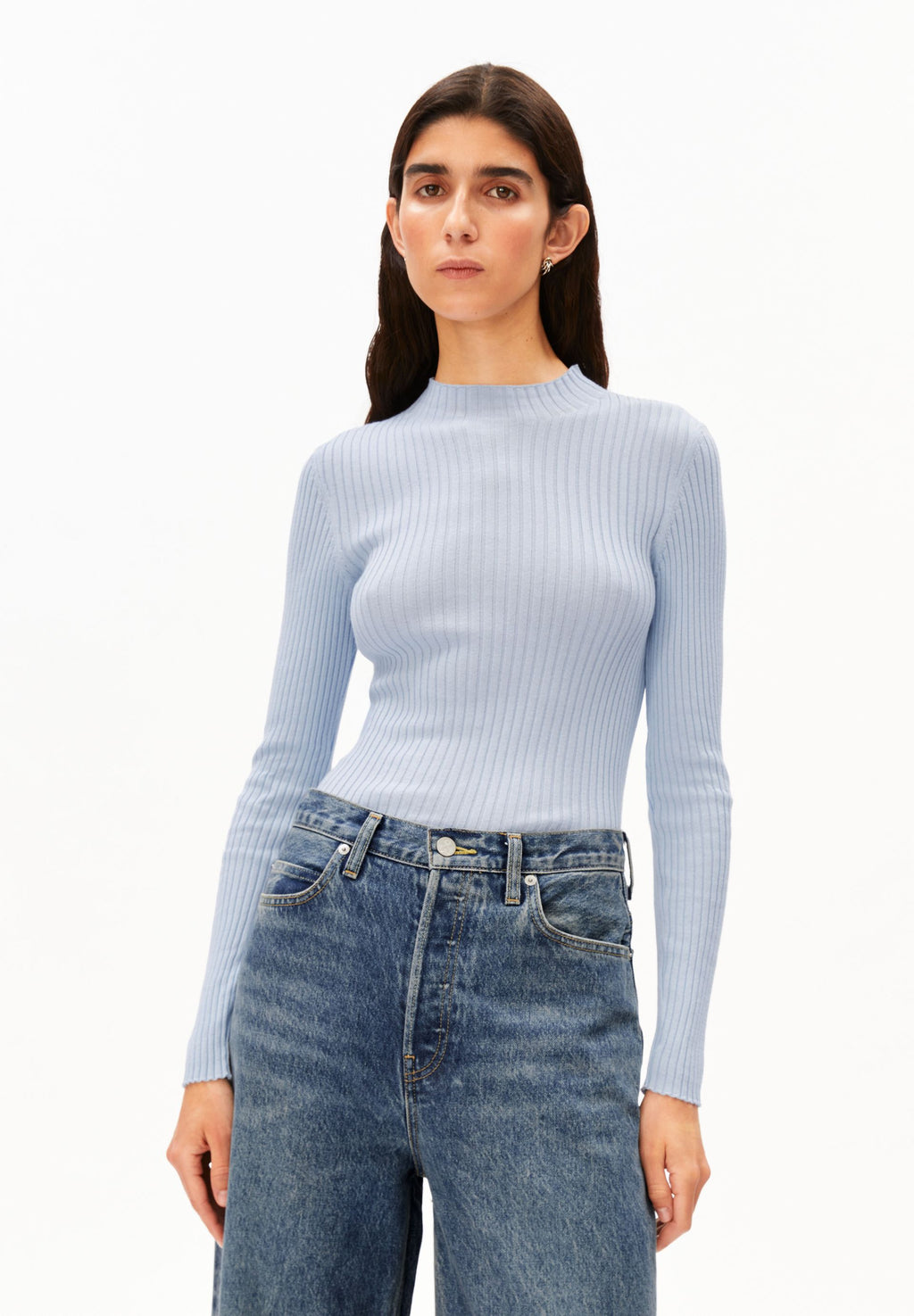 Alaania Knit Sweater Mistblue