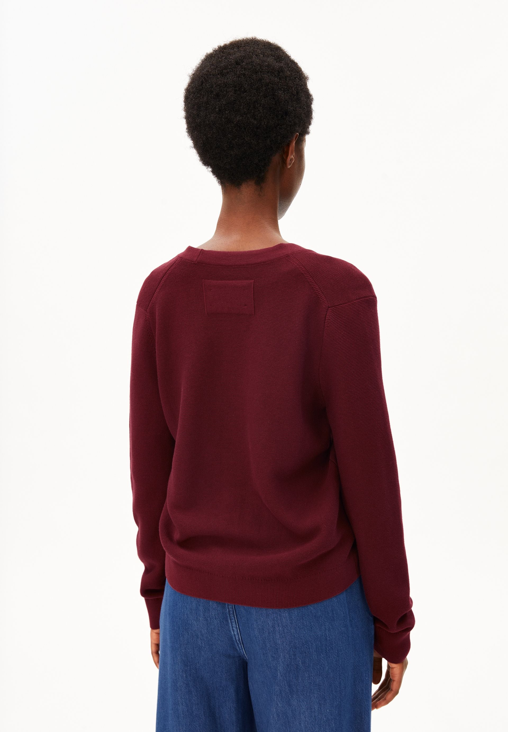 Menaal Links Links Cardigan Velvet Red