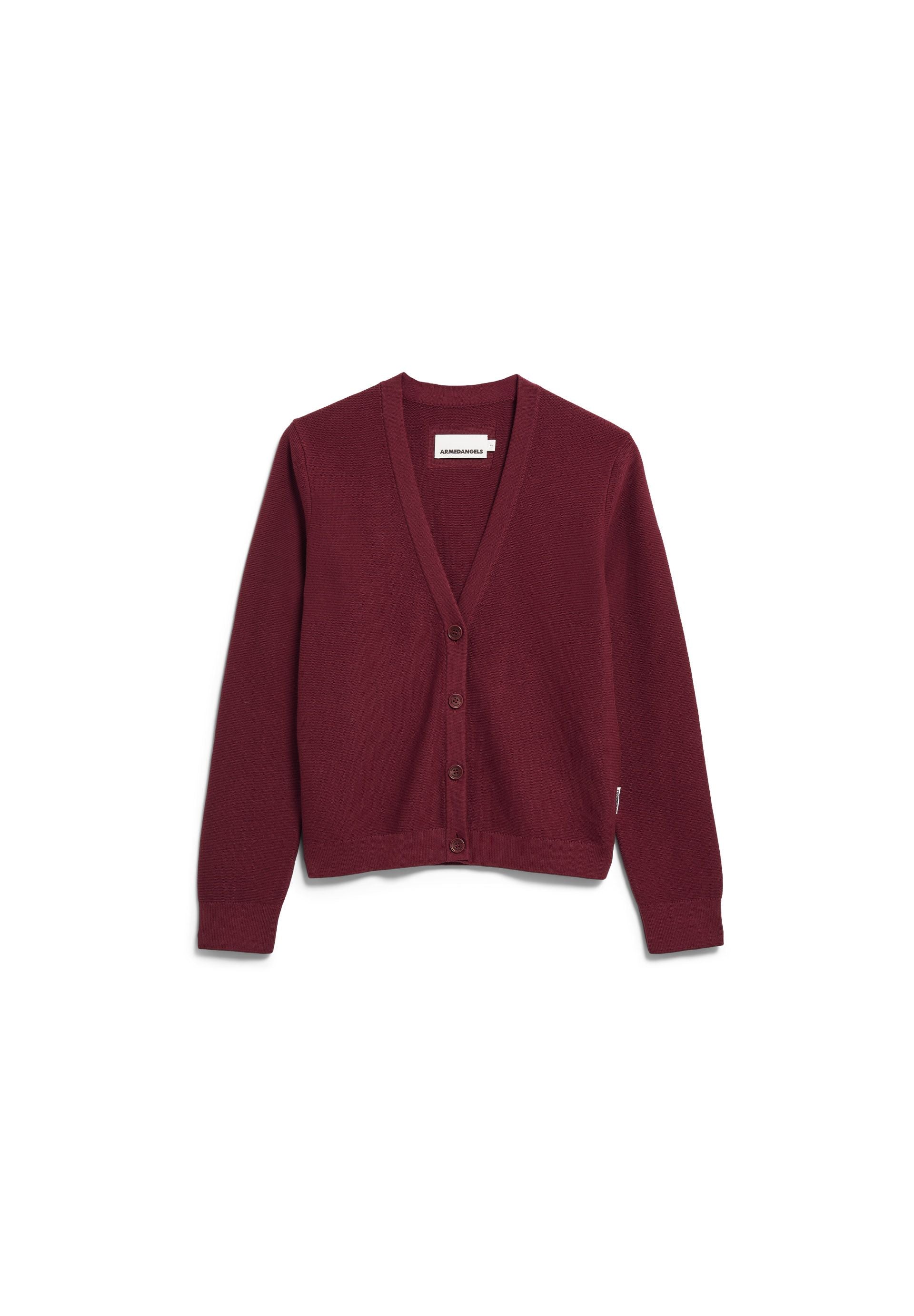 Menaal Links Links Cardigan Velvet Red