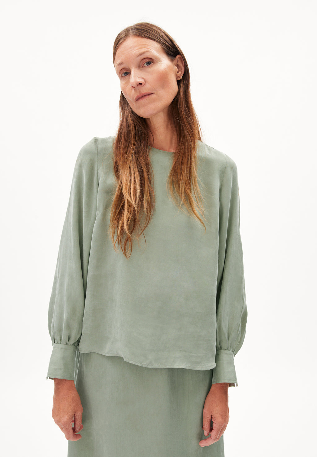 Bluse Maaluka Grey Green