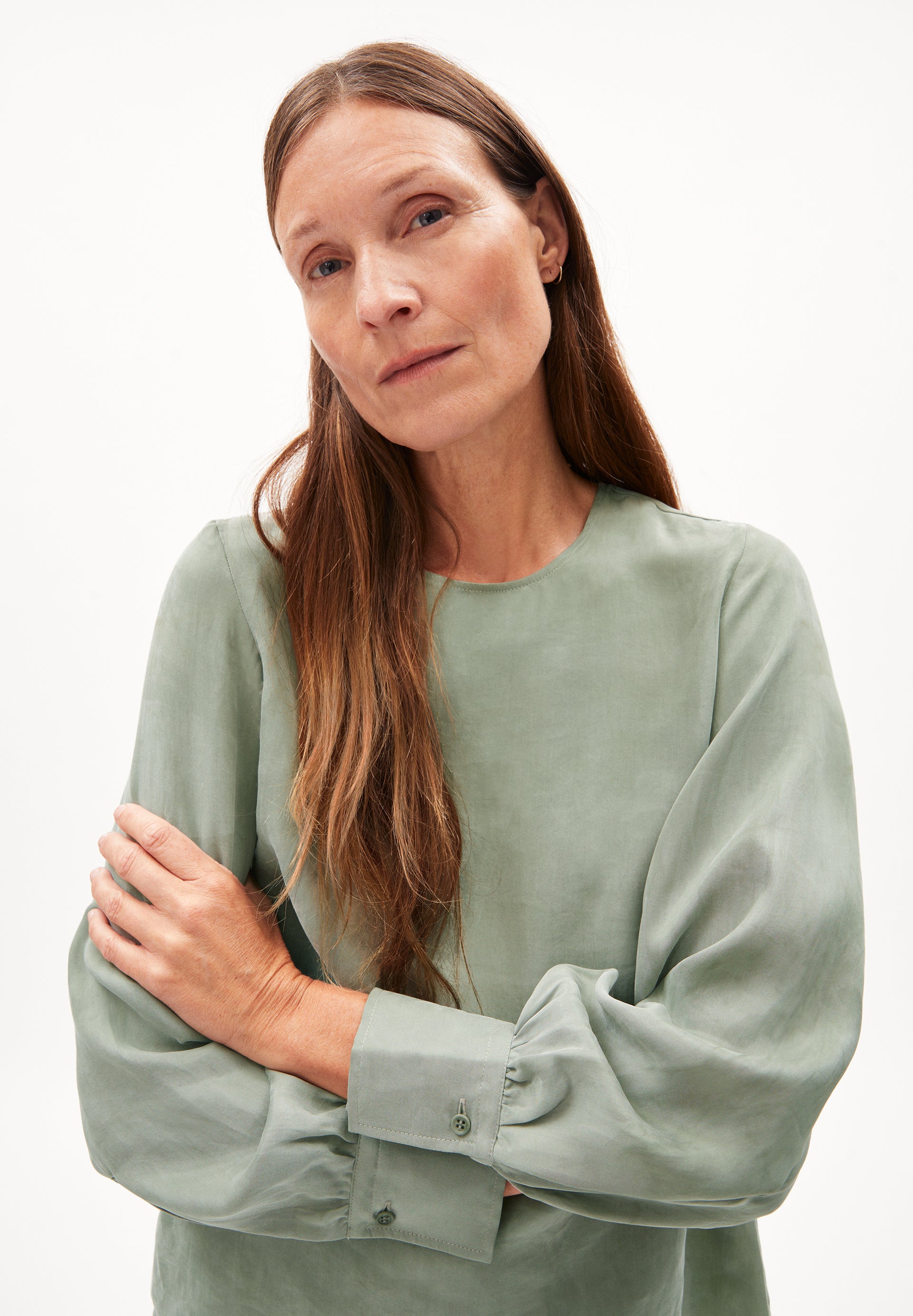 Bluse Maaluka Grey Green