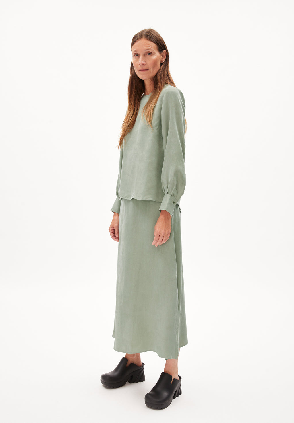 Bluse Maaluka Grey Green