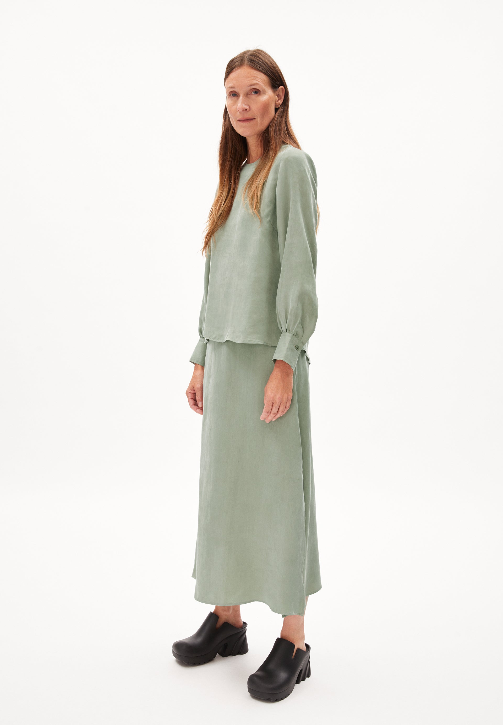 Bluse Maaluka Grey Green
