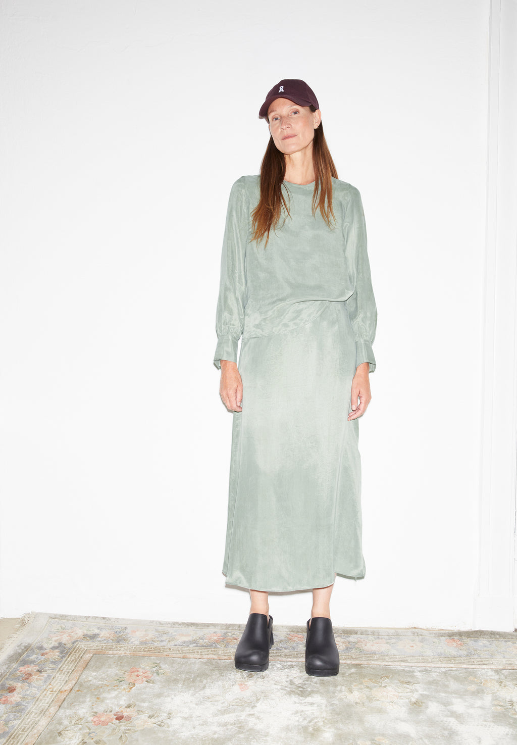 Bluse Maaluka Grey Green