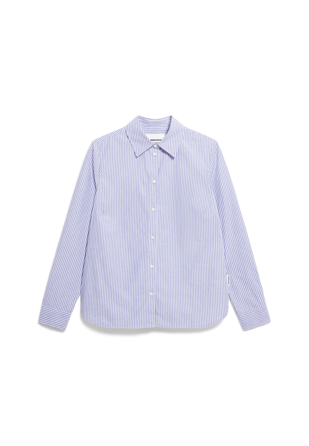 Bluse Louilaa Striped White-Lapis Blue