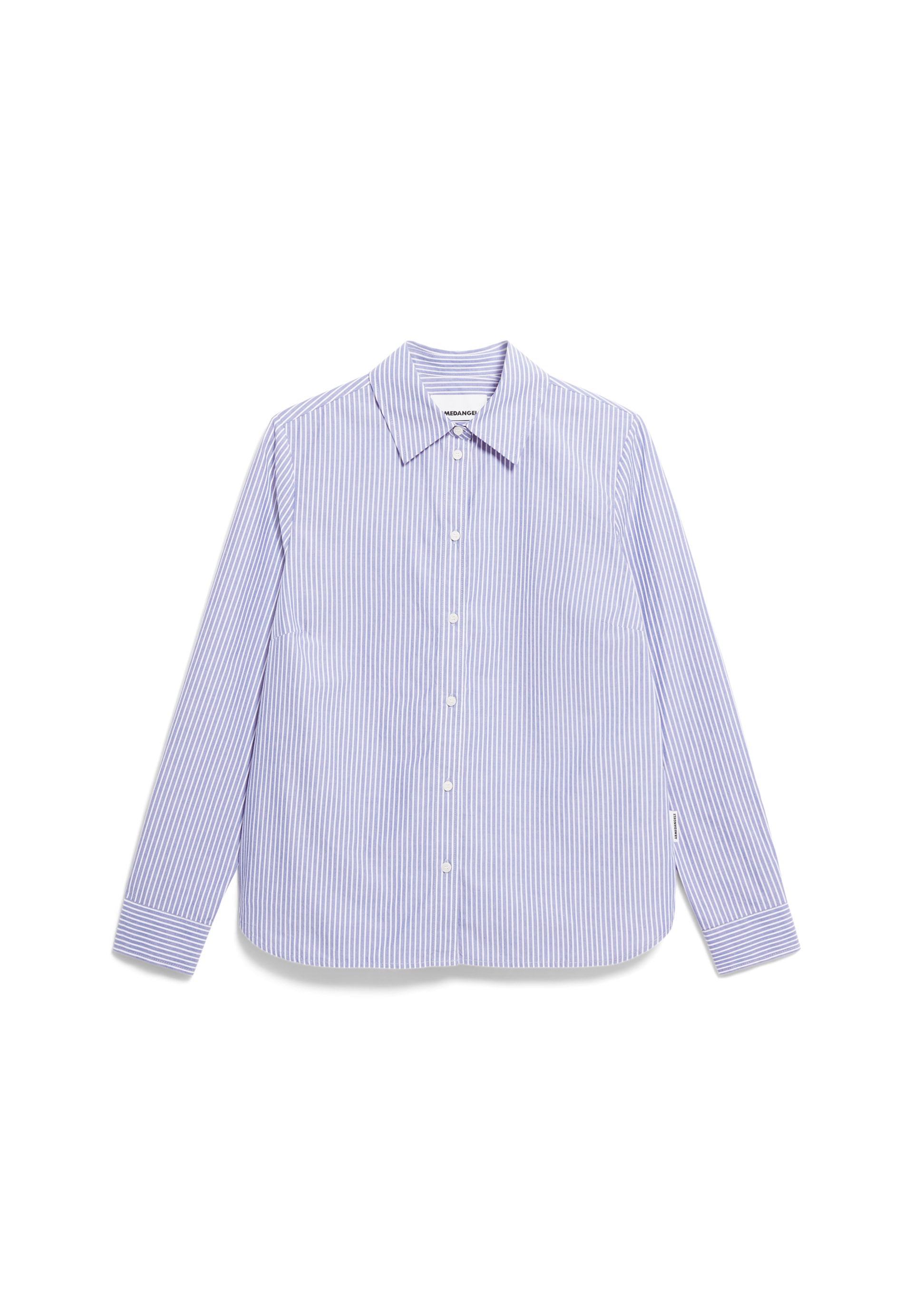 Bluse Louilaa Striped White-Lapis Blue