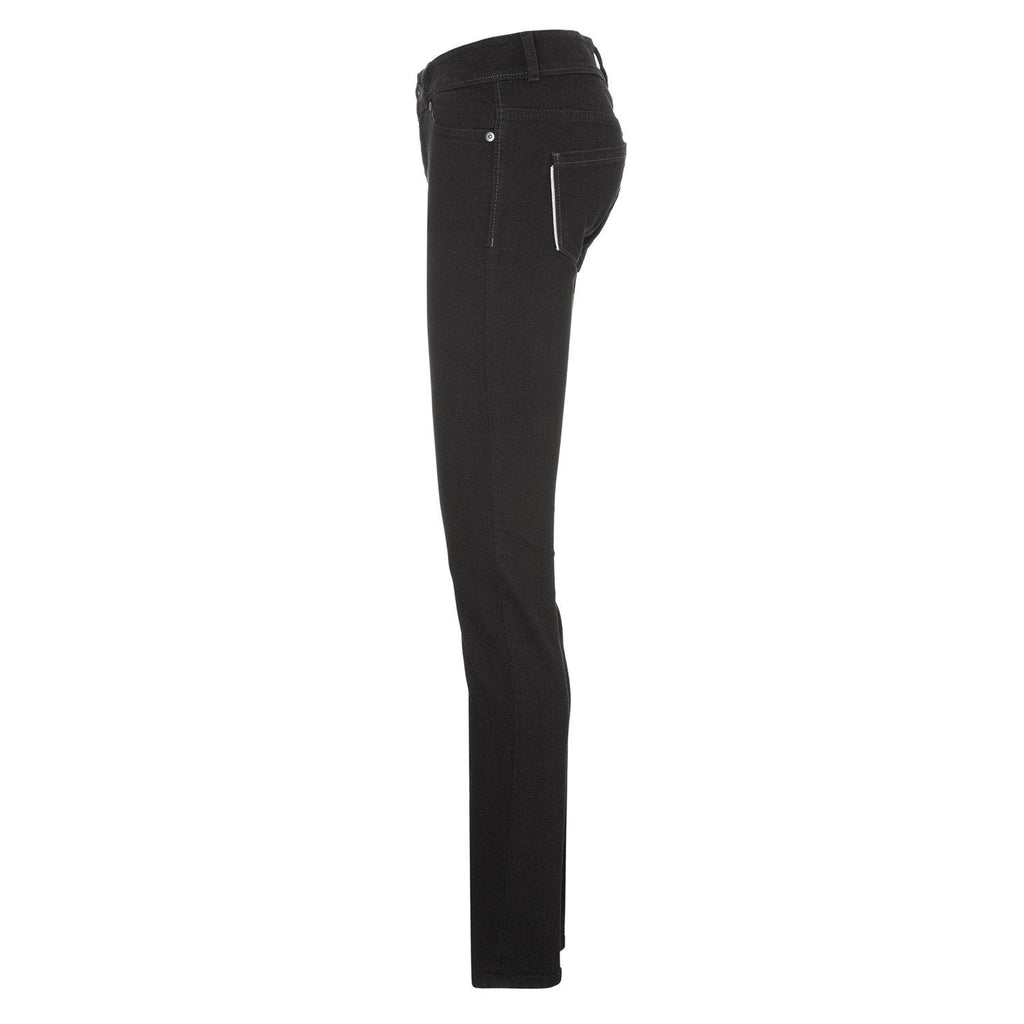 Womens Slim Jeans Black One Wash