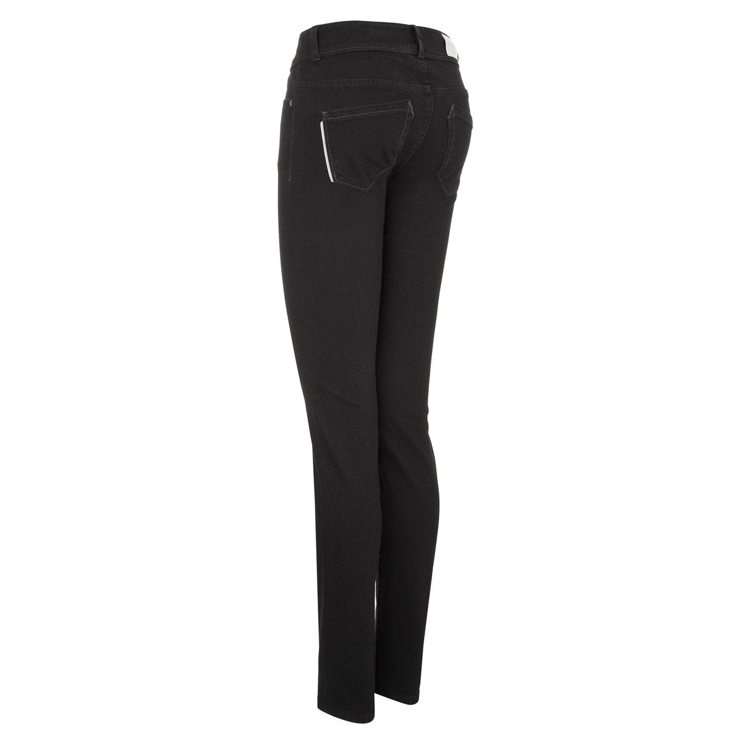 Womens Slim Jeans Black One Wash