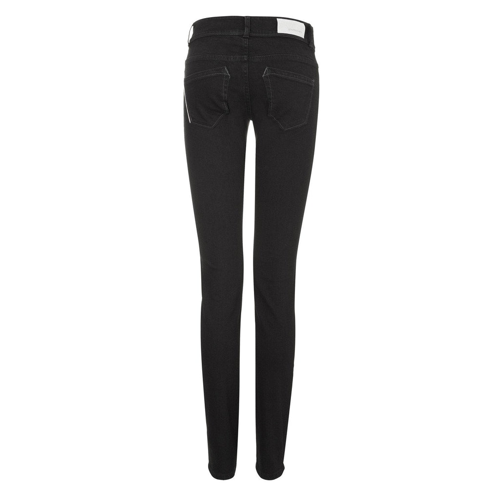 Womens Slim Jeans Black One Wash