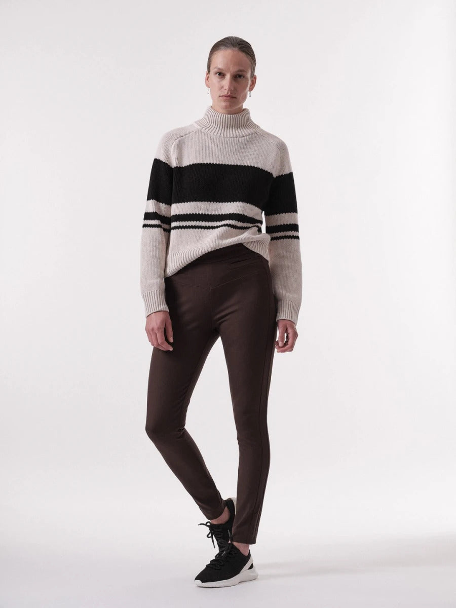 Slim-Fit Hose GOTS Espresso