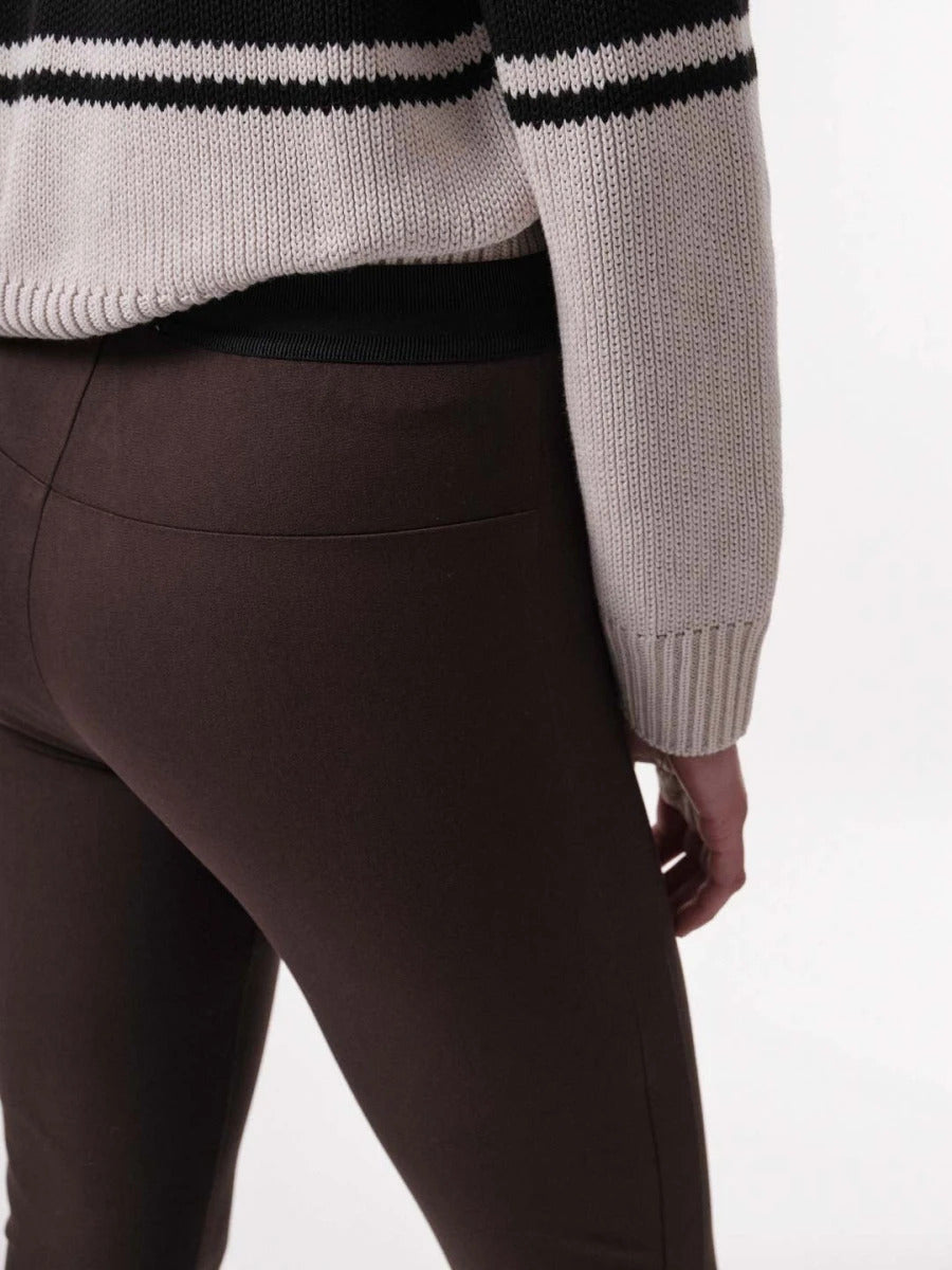 Slim-Fit Hose GOTS Espresso