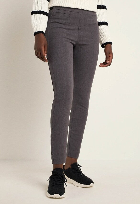 Slim-Fit Hose GOTS Dark Grey Melange