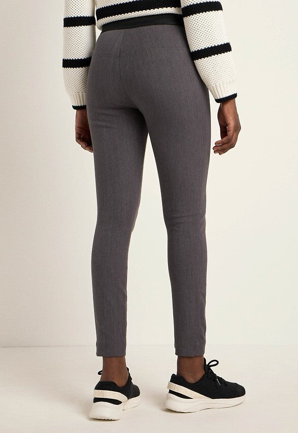Slim-Fit Hose GOTS Dark Grey Melange