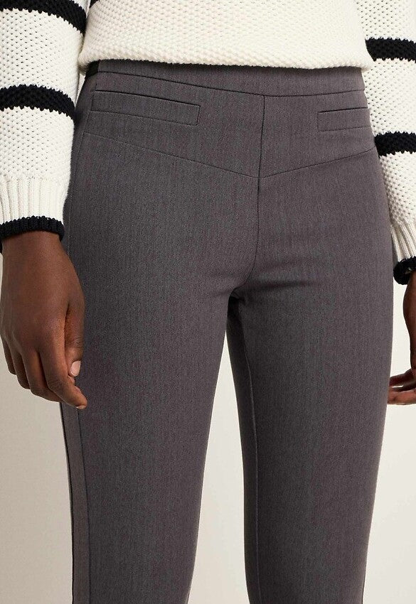 Slim-Fit Hose GOTS Dark Grey Melange