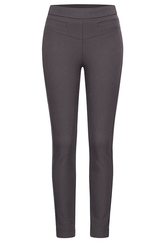 Slim-Fit Hose GOTS Dark Grey Melange