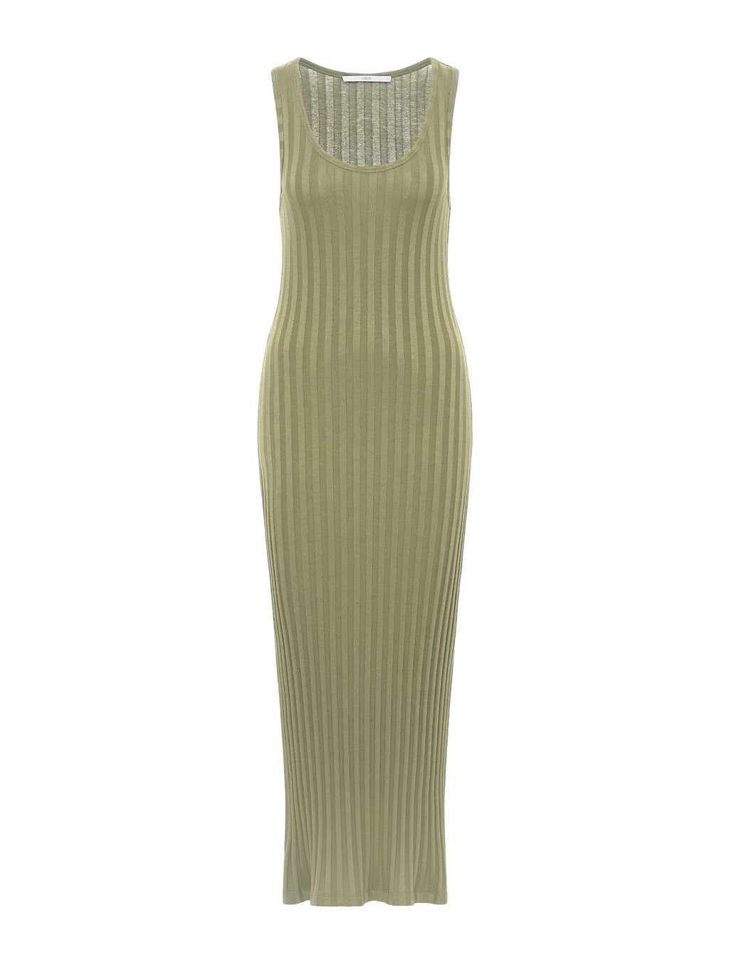 Maxikleid in Rippoptik Tea Leaf