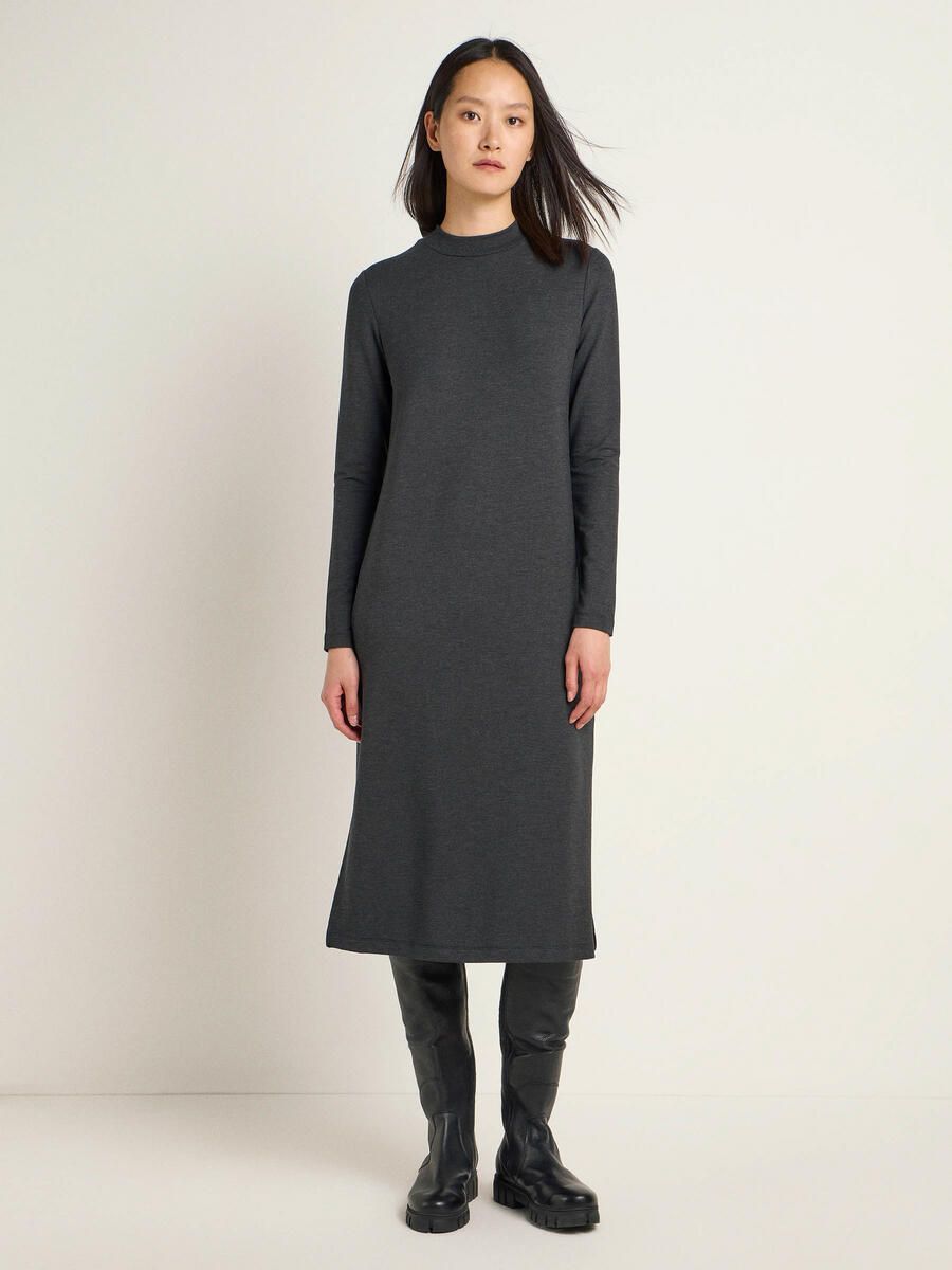 Midikleid Tencel Anthrazit Melange