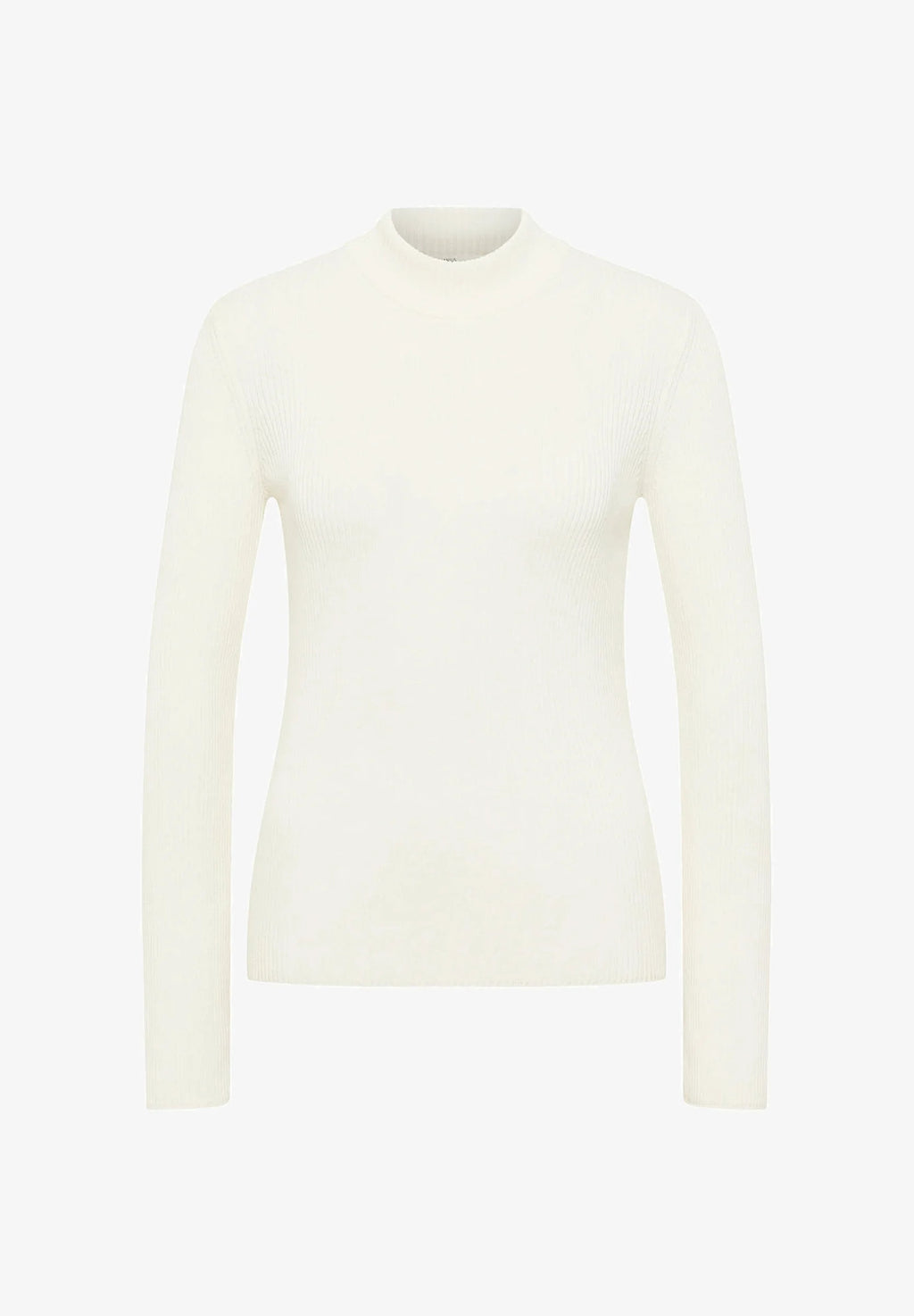 Stehkragenpullover GOTS Off White