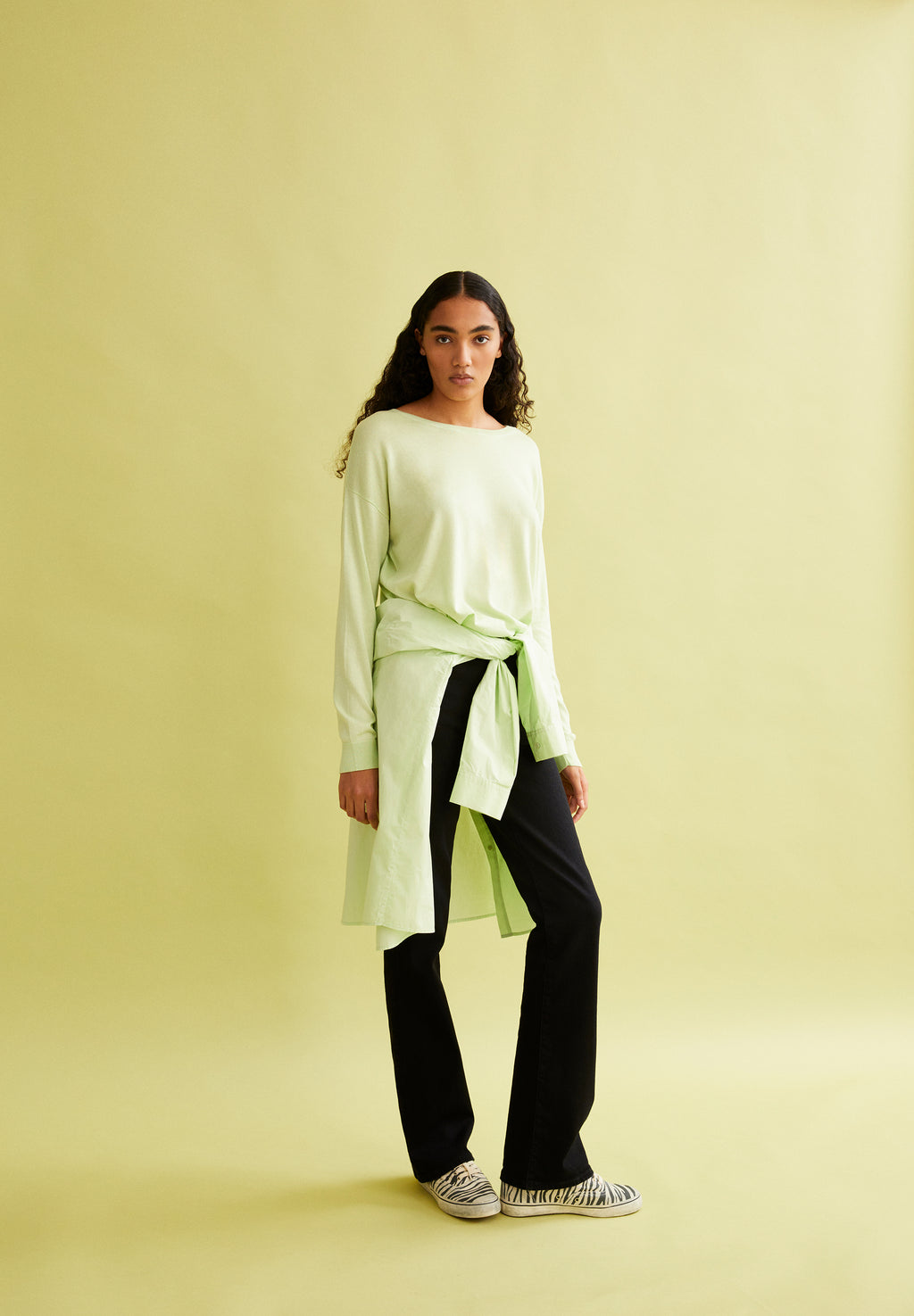 Pullover Laarni Pastel Green