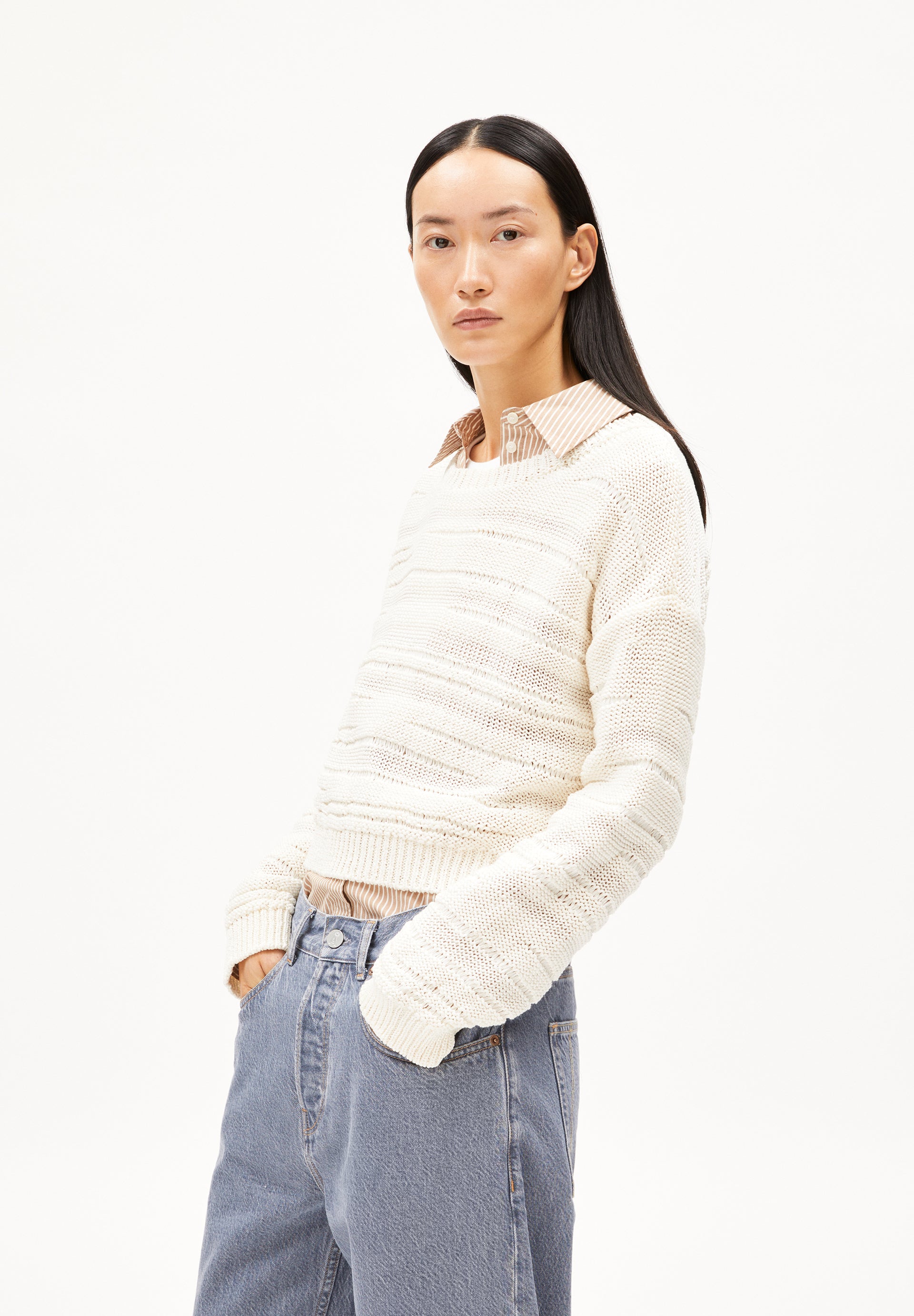 Pullover Aaliya Light Oatmilk