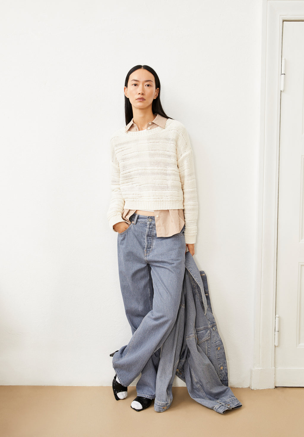 Pullover Aaliya Light Oatmilk
