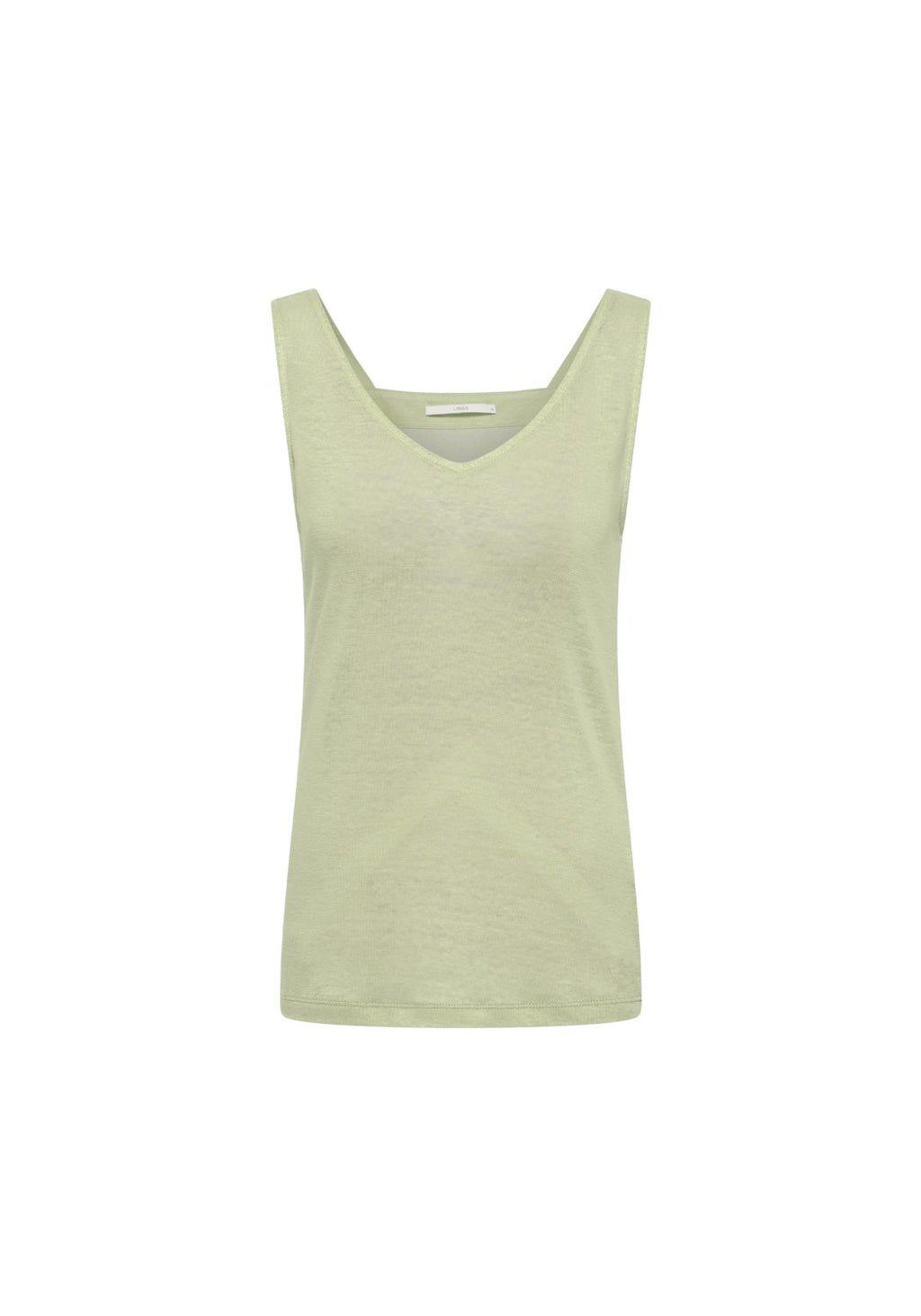Tanktop mit V-Ausschnitt Wasabi