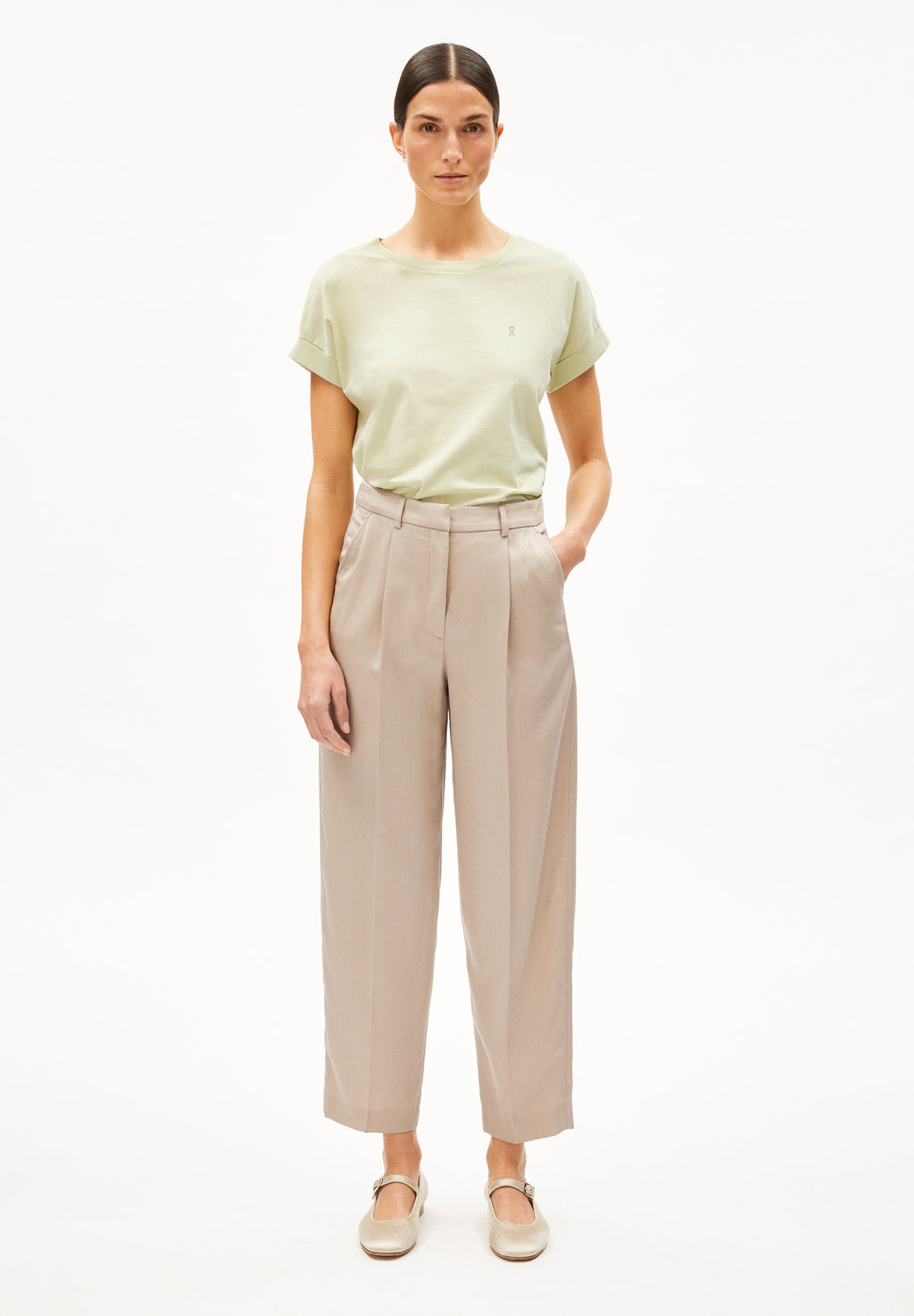 Shirt Idaara Pastel Green