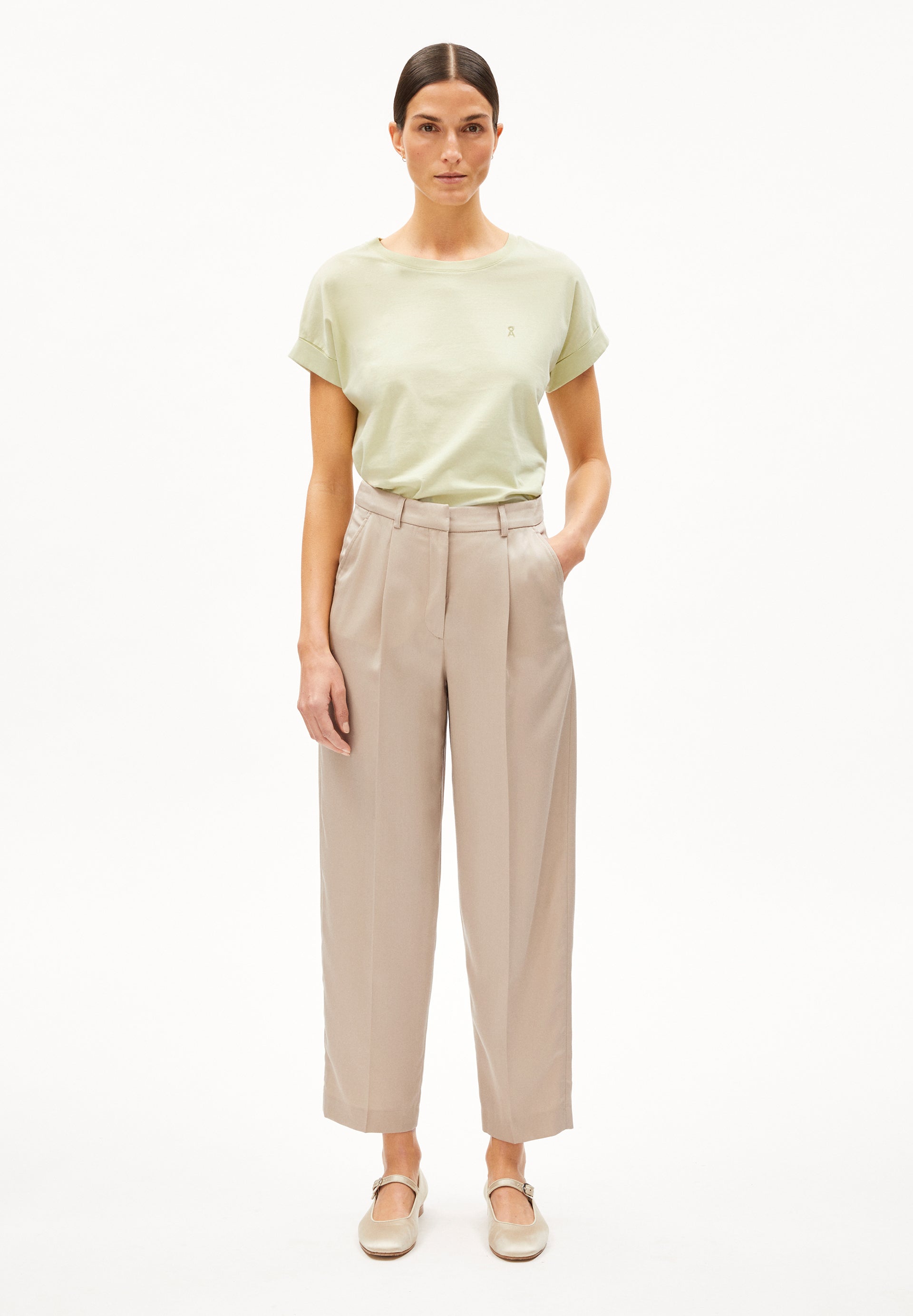 Shirt Idaara Pastel Green