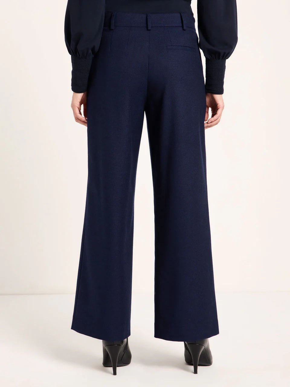 verkürzte Hose GOTS Midnight Melange