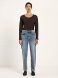 Tapered Jeans "REED" GOTS Ash Blue Denim