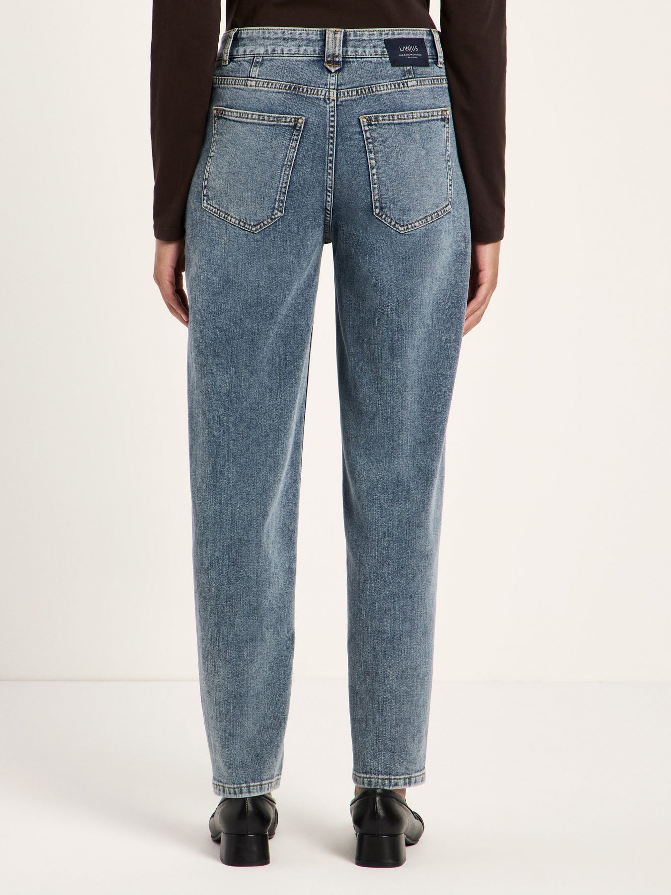 Tapered Jeans "REED" GOTS Ash Blue Denim