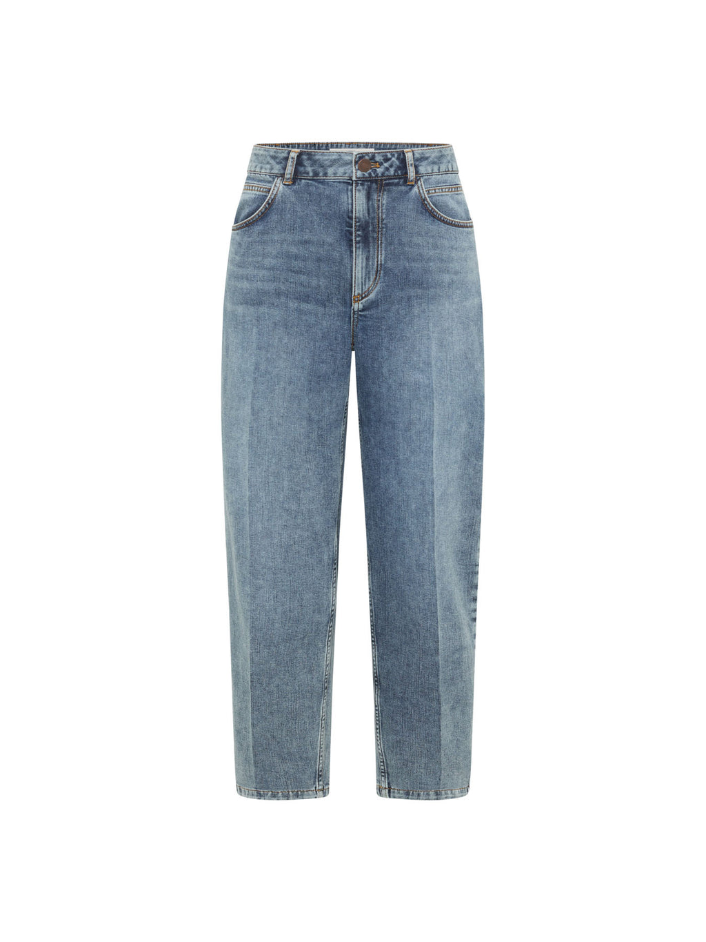 Tapered Jeans "REED" GOTS Ash Blue Denim