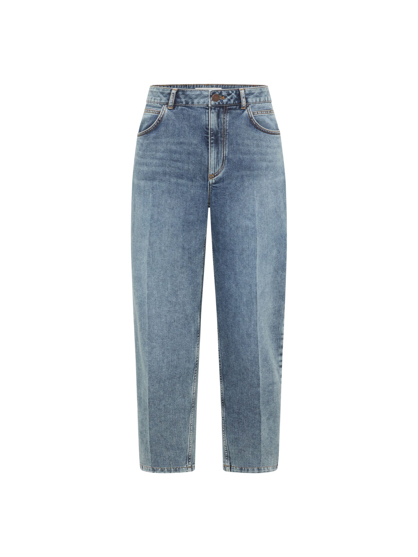 Tapered Jeans "REED" GOTS Ash Blue Denim