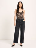 Straight Jeans "SAGE" GOTS Smoke Black Denim