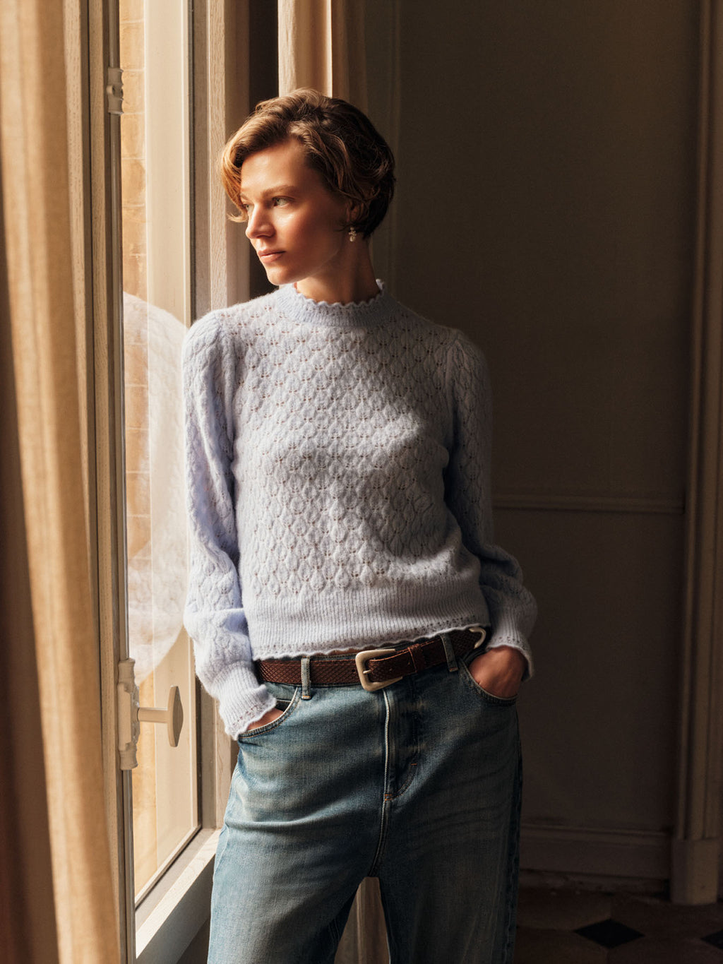 Ajour Pullover Skyway