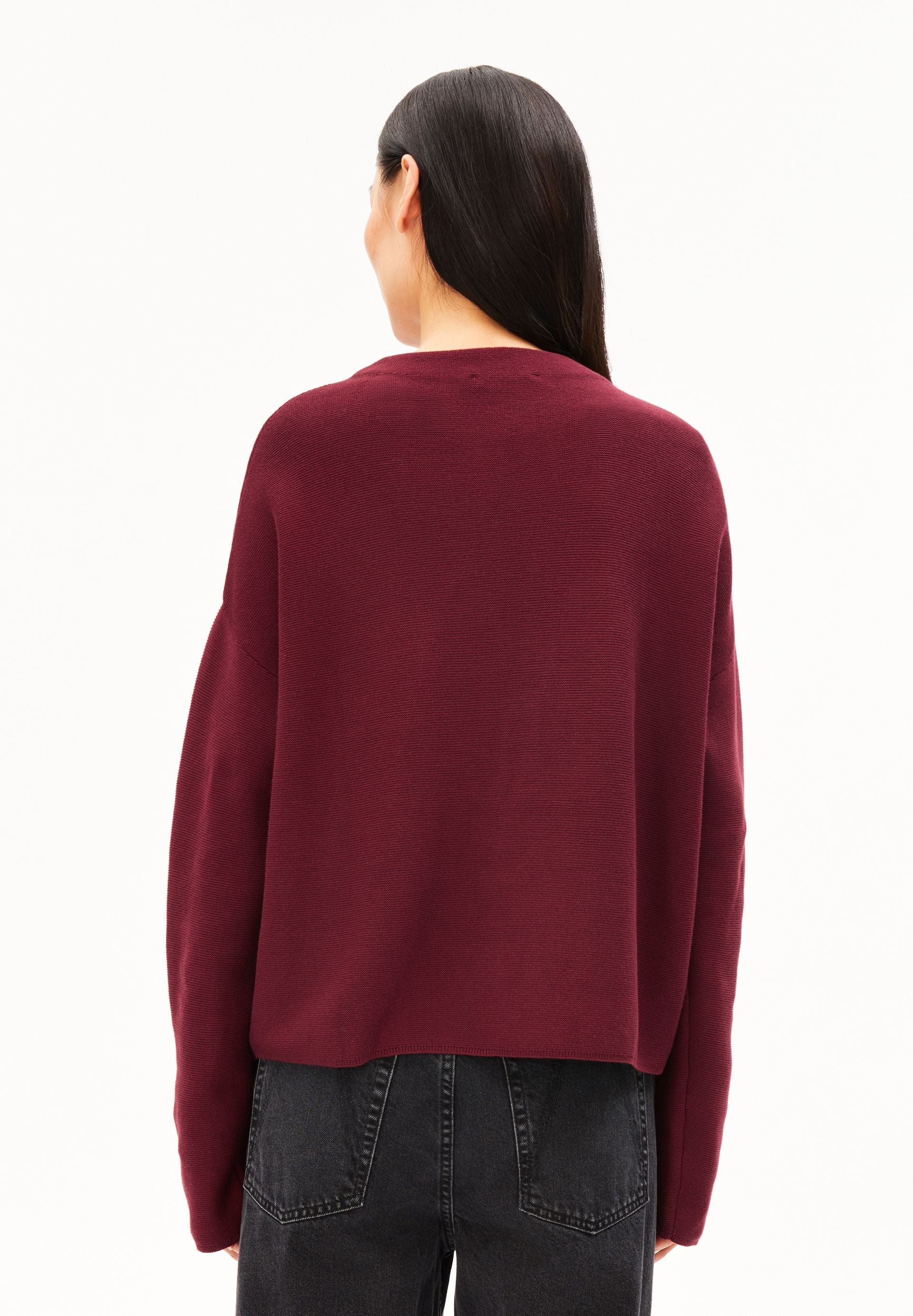 Merinaa Links Links Sweater Velvet Red