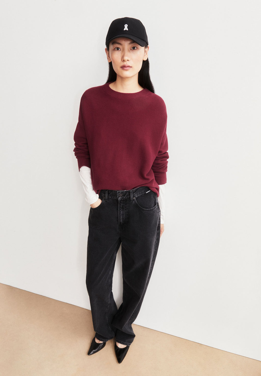 Merinaa Links Links Sweater Velvet Red