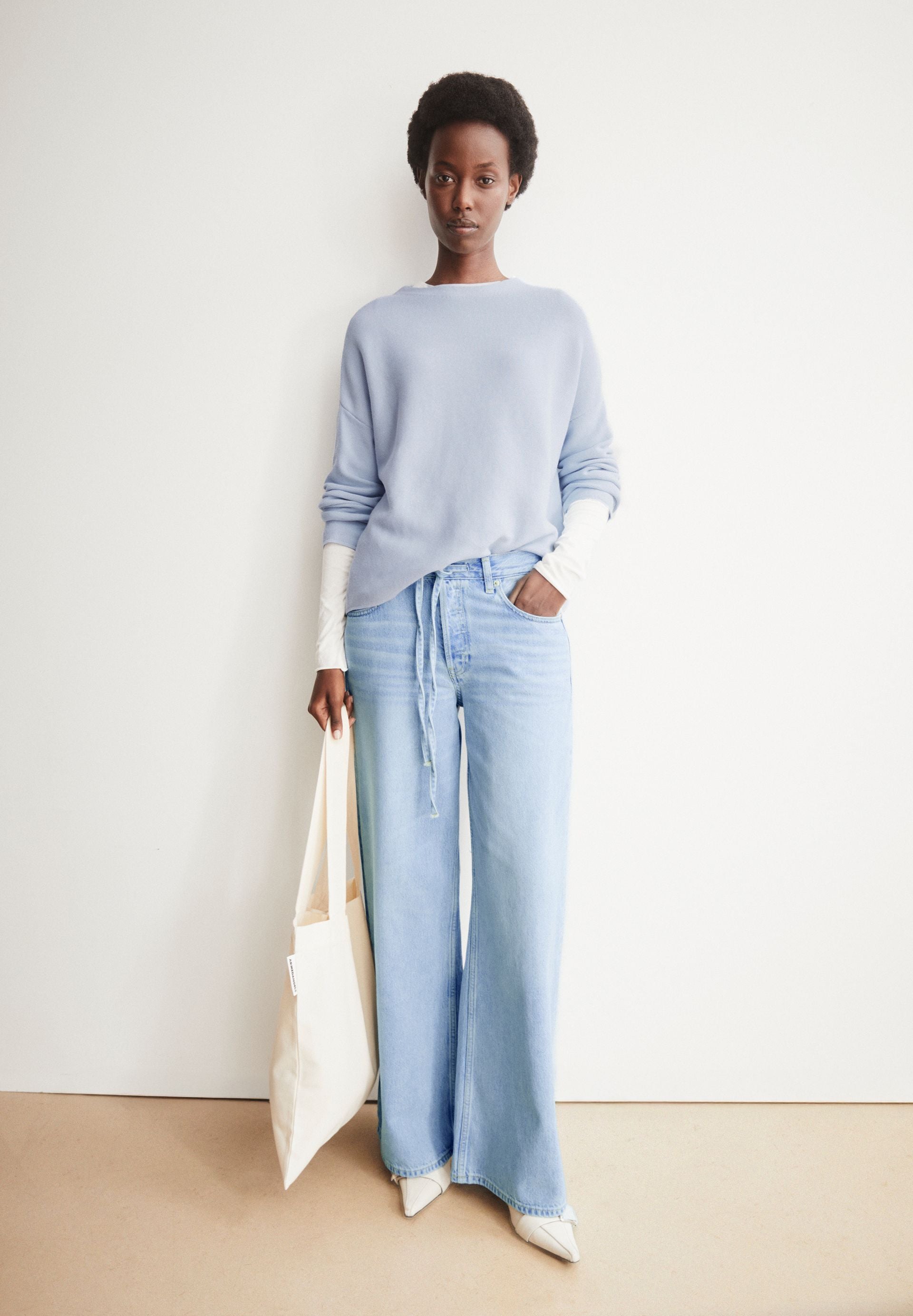 Merinaa Links Links Sweater Mistblue