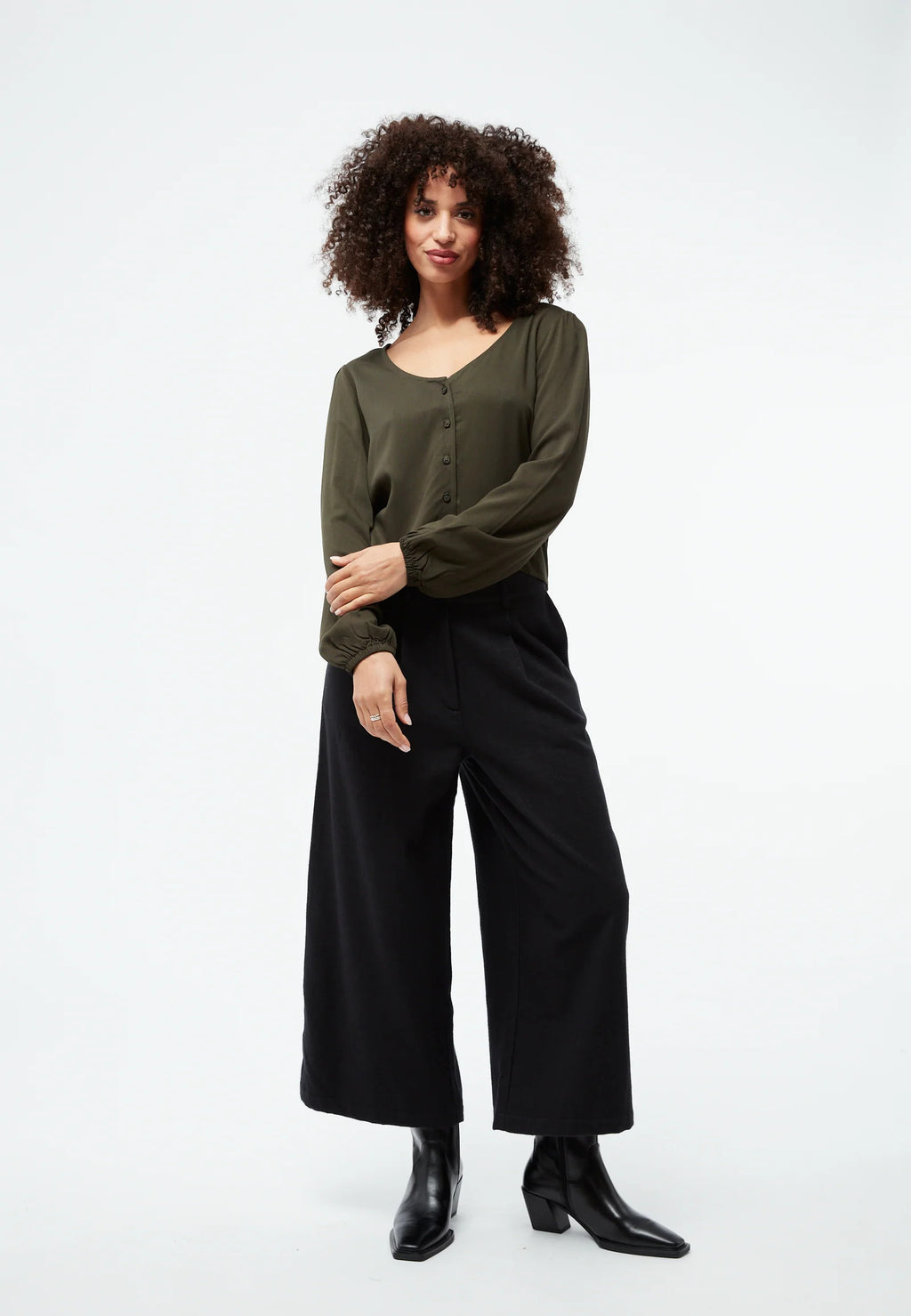 Bluse Tiara Dark Olive