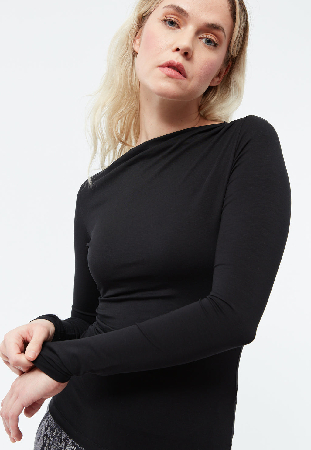 Longsleeve GBRonja Black (Tencel)