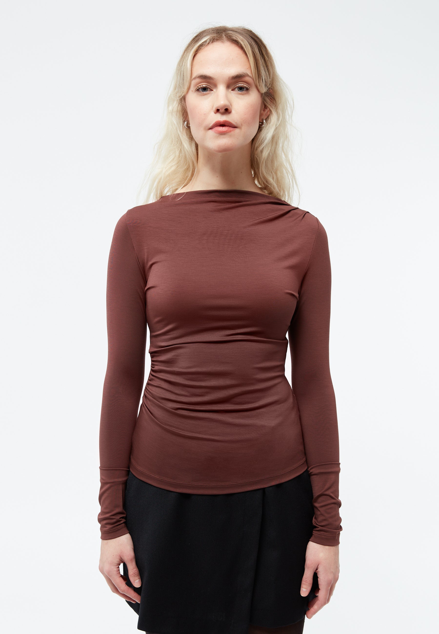 Longsleeve GBRonja Burned Brown (Tencel)