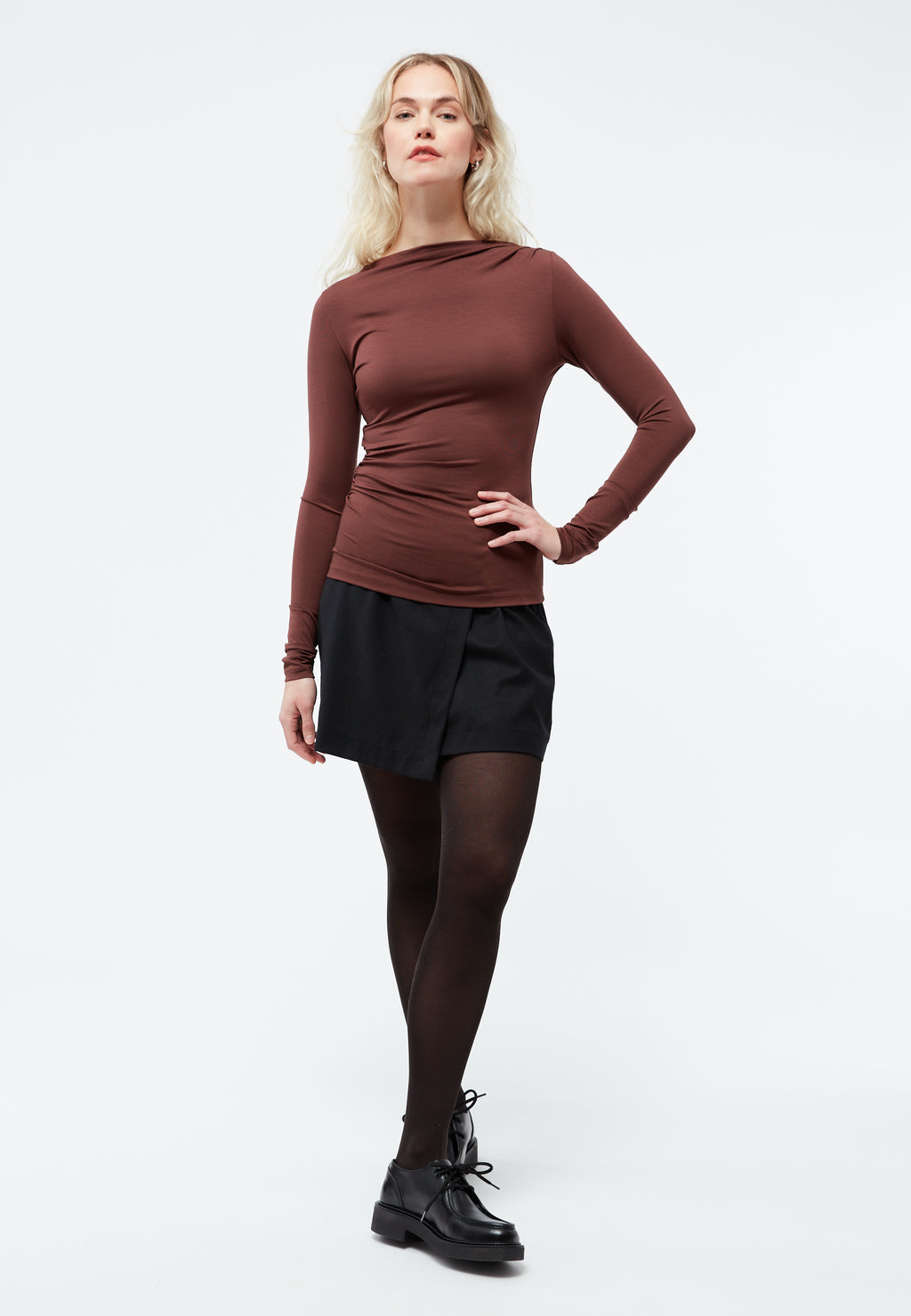 Longsleeve GBRonja Burned Brown (Tencel)