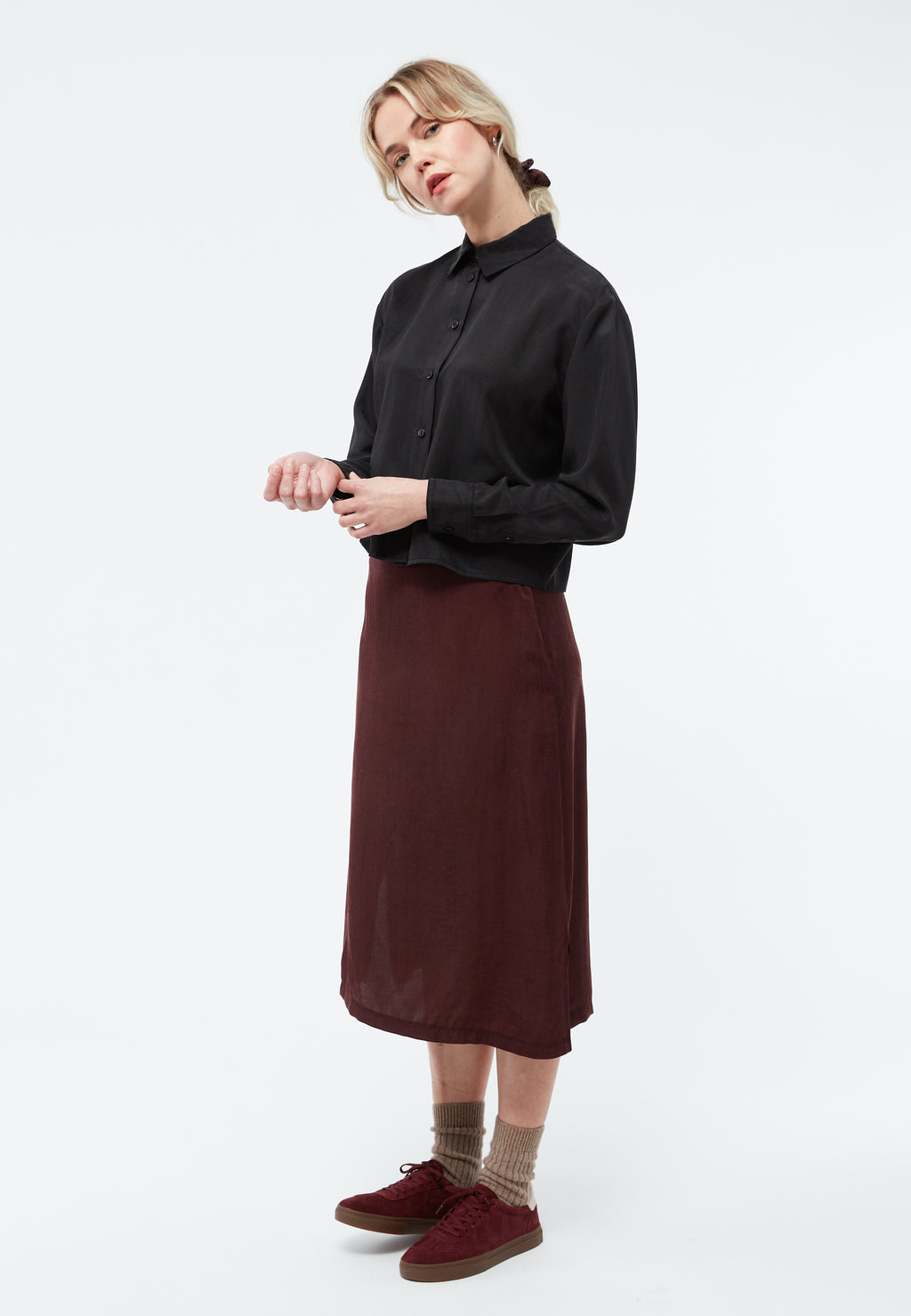 Bluse GBSavannah Black (Tencel)
