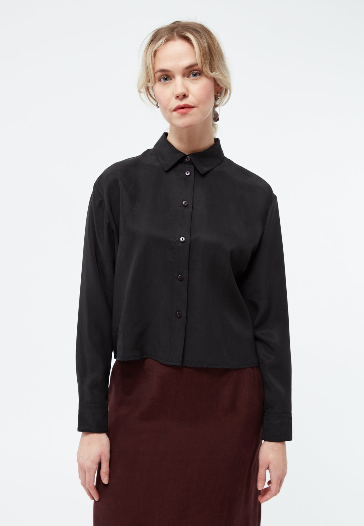 Bluse GBSavannah Black (Tencel)